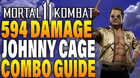 johnny cage mk11|Johnny Cage Moves & Combos (Mortal Kombat 11)